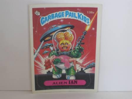 138a Alien IAN [ALAN Cklst] 1986 Topps Garbage Pail Kids Card